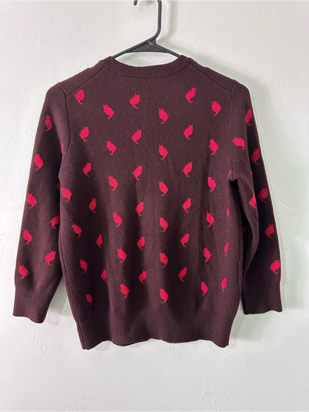 LOFT Cat Pattern Cardigan - Picture 7 of 8